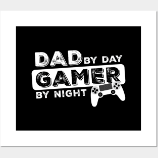 Funny Gamer Dad designs Posters and Art